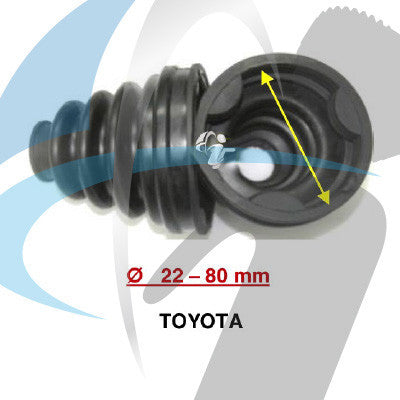 TOYOTA CV BOOT 22MM-80MM INNER