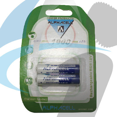 AAA NiMH 2PC 1000MaH BATTERY