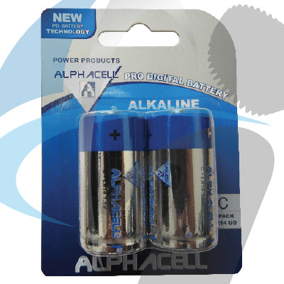 C ALKALINE LR14 2PC PRO