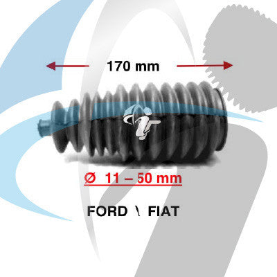 FORD/FIAT CV BOOT 11MM-50MM <170>